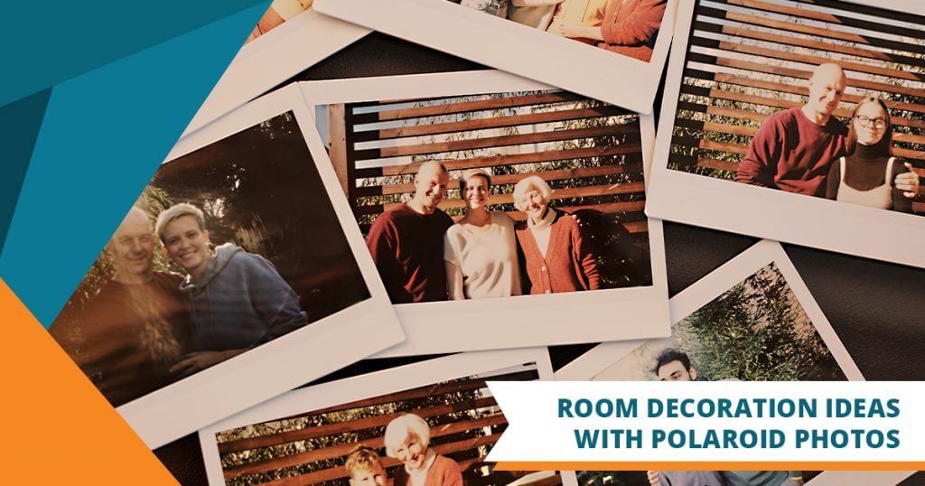 room decoration ideas with polarid photos